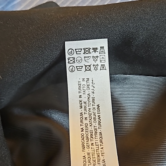 Bershka Black Button Down Strapless Corset Top Size Small - Picture 5 of 5